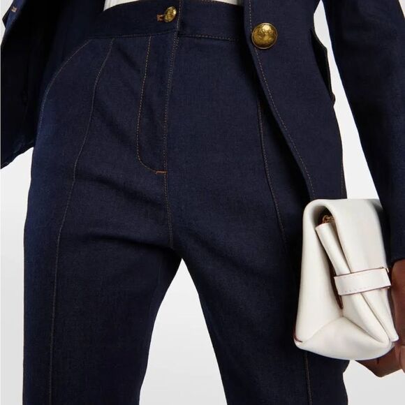 Veronica Beard KIMRA DENIM PANT size 0 NWT $398 - Picture 7 of 10